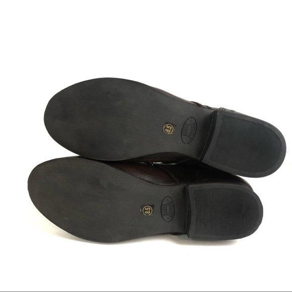 Steve Madden Brown Leather Troopa Combat Boots Sz 8.5 - Picture 8 of 8